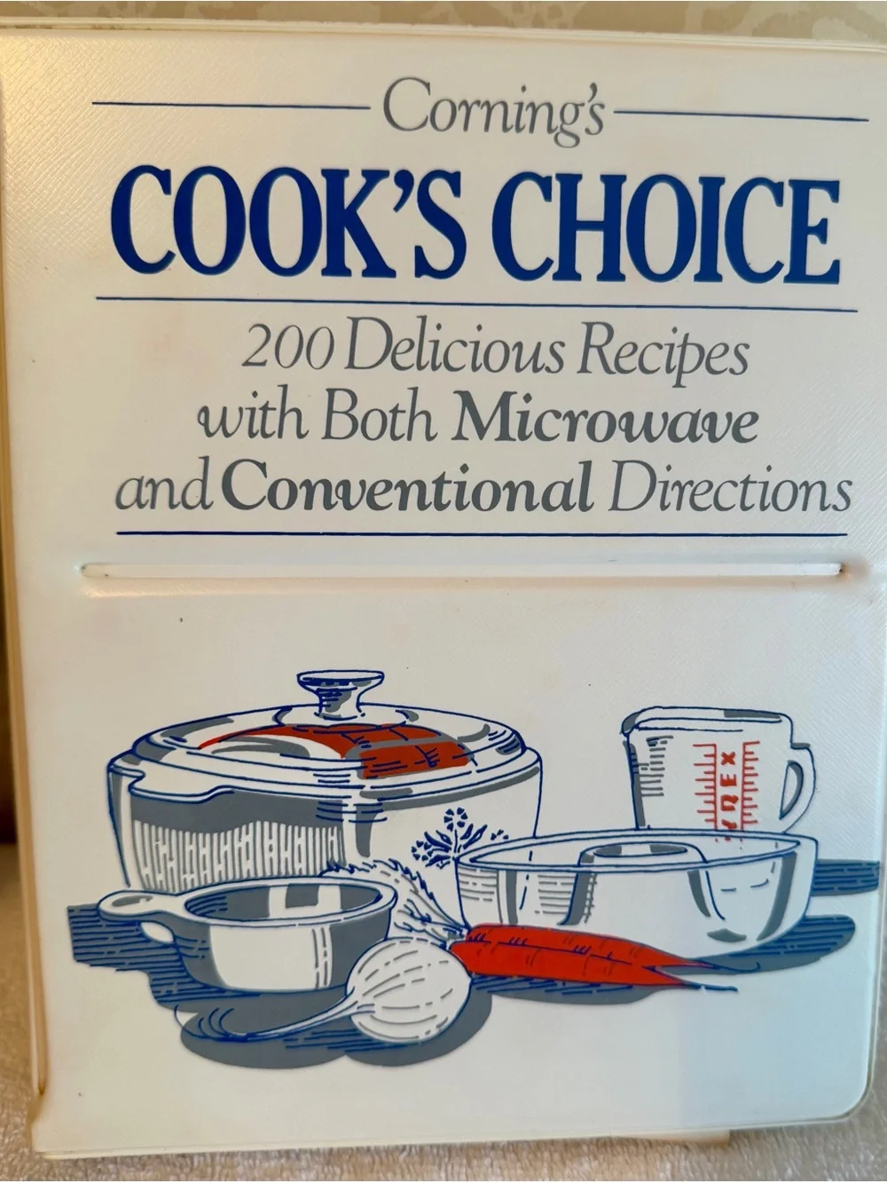Vintage 1979 Corning’s Cook’s Choice Cookbook Binder CorningWare Pyrex 1st Print